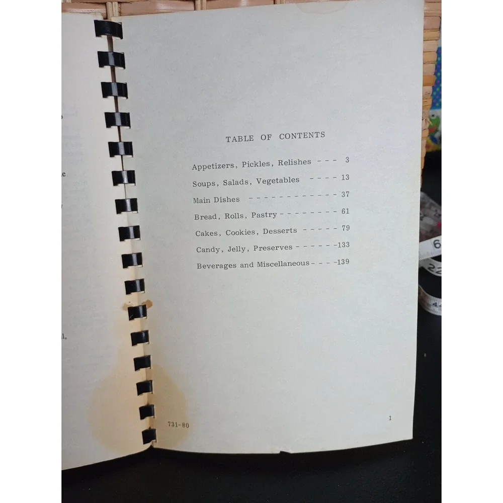 Fraternity Church Of The Brethren Winston-Salem, NC Cookbook Spiral 1980 Dunkers